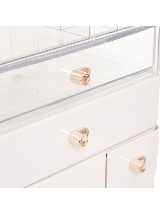 5Five Cosmetics Organizer With 5 Drawers Transparent 27.2x23x16.5cm