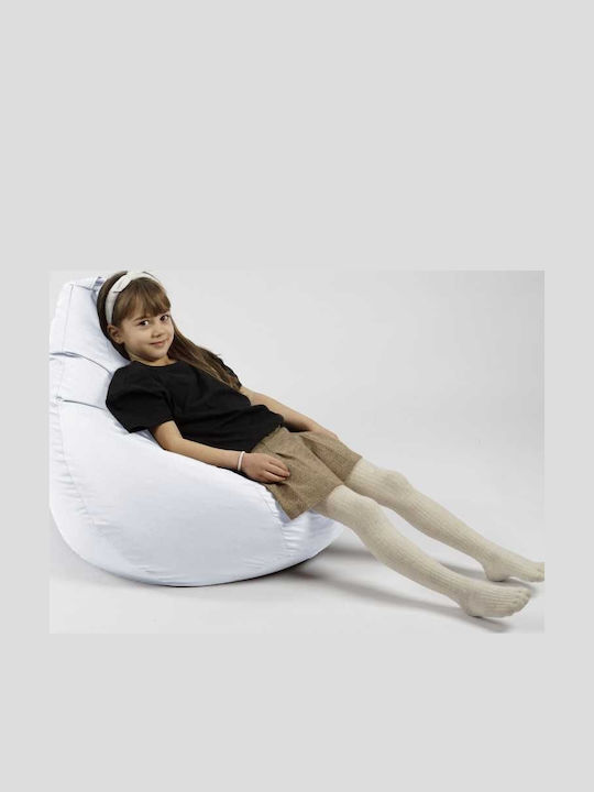 Beanbag Alb 70x60x65 cm