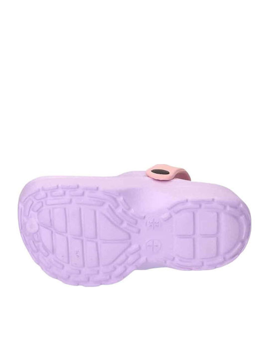 Hello Kitty Kids Anatomic Beach Clogs Purple