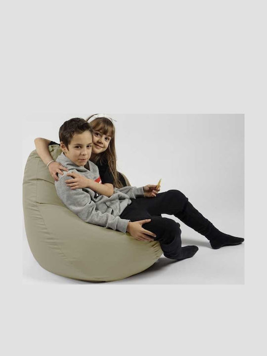 Beanbag Bej 70x60x65 cm