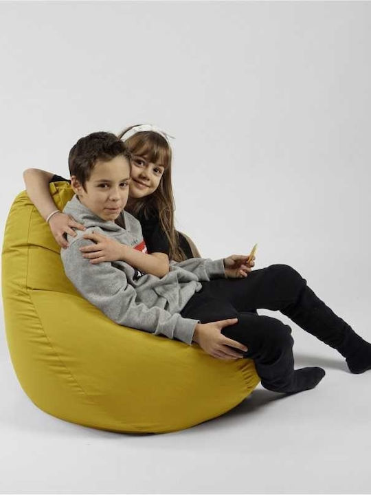 Beanbag Galben 70x60x65 cm