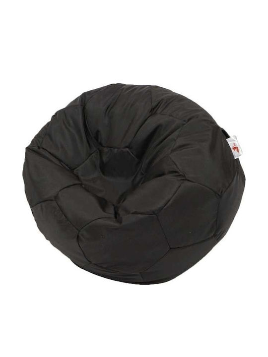 Kids Chair Black Pufrelax 40x40x40cm