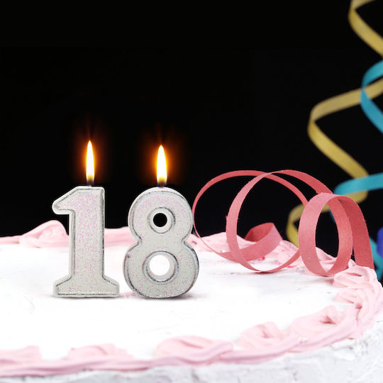 Number 9 Cake Candle Anniversary Party Decoration 6.5 X 4 Cm
