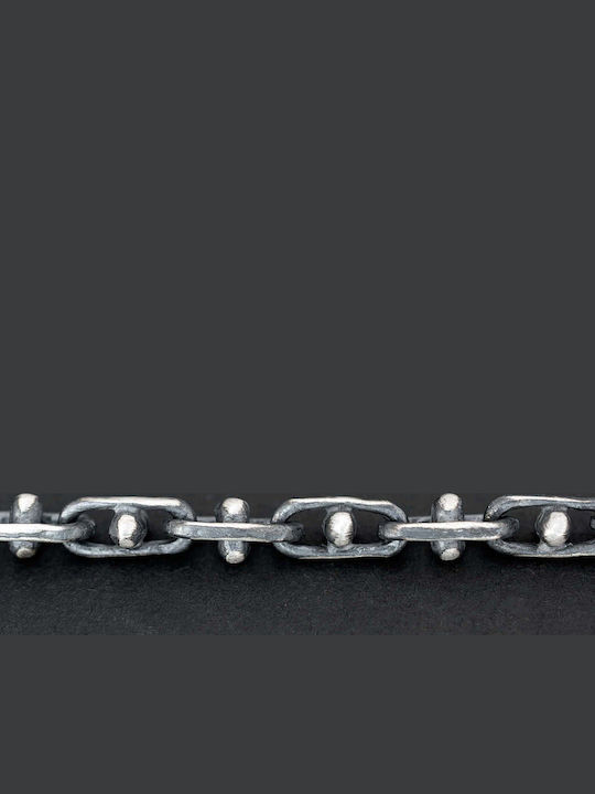 Men's Bracelet Chain Exoches Handmade Silver 925 18cm