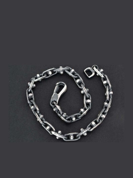 Men's Bracelet Chain Exoches Handmade Silver 925 18cm
