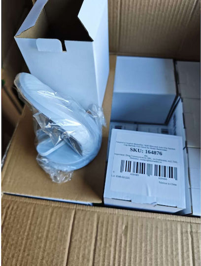 Footrest Flippy Bathroom Suction Cup Made Pp Pvc Non-slip 11.5 X 15 Cm White