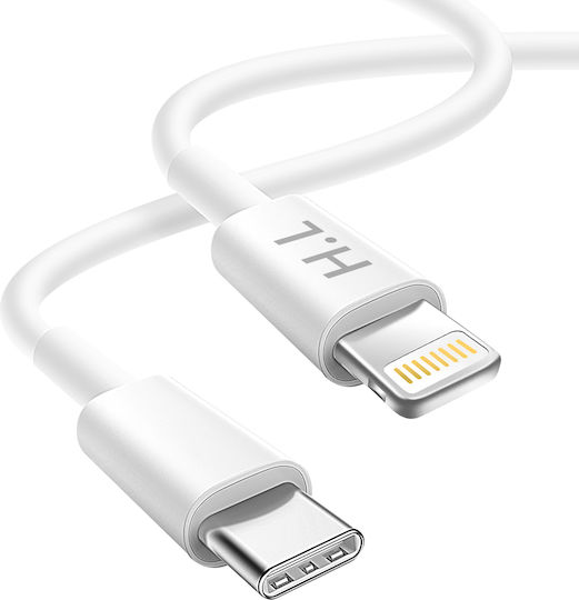 Avizar Lightning To Usb-c 20w Cable Iphone Ipad Compatible Fast Charging 2m White