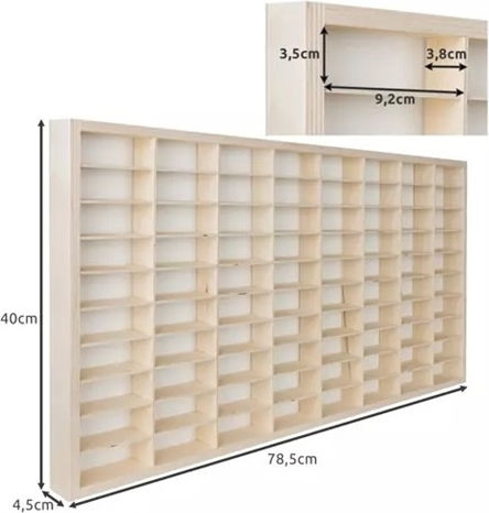 Wandhalterung Holz Beiges Regal