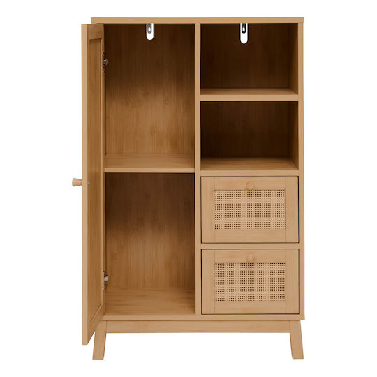 5Five Ντουλάπι Μπάνιου 60x30x95cm Καφέ