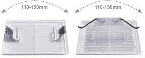 Vent Louvers 17.5x17.5cm Square