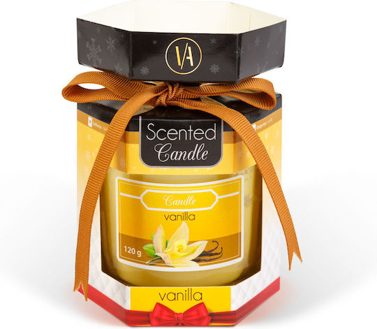 Alista Home Aromatisches Kerze in Gefäß mit Vanille Parfüm 120gr