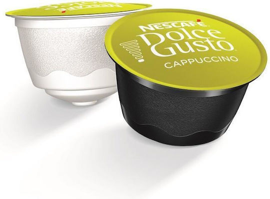 Nescafe Κάψουλες Cappuccino Συμβατές με Μηχανή Dolce Gusto 8caps