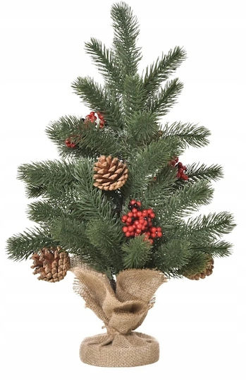 Mini Künstliche Weihnachtsdekorationen mit Bäumen 55 Zweige 50 cm Pako 830-386