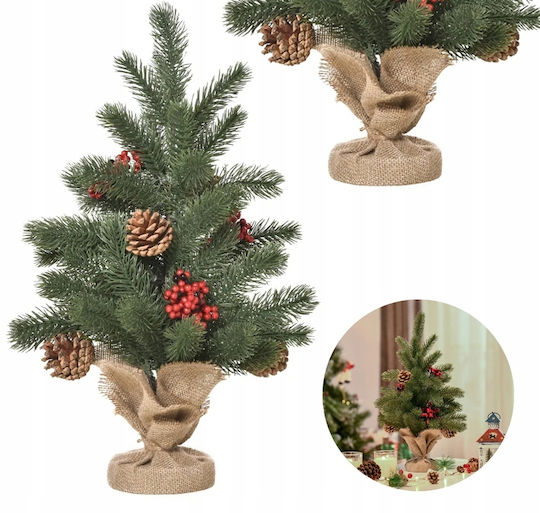 Mini Künstliche Weihnachtsdekorationen mit Bäumen 55 Zweige 50 cm Pako 830-386