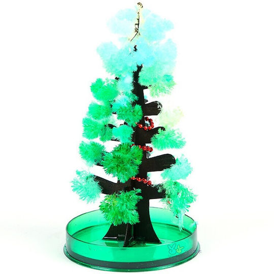 Paper Flowering Water Tree Flippy Magic Flowering Christmas Tree Toy Slow Growth In 8-24 H Christmas Decoration 16.5 X 9.5 X 9.5 Cm Green