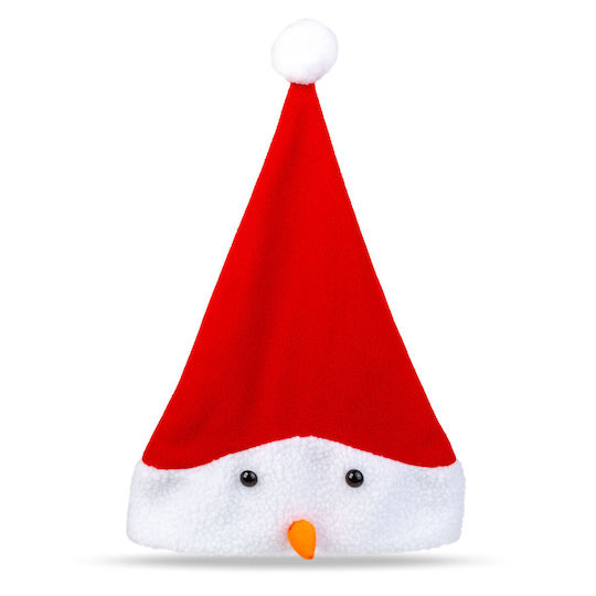 Santa Hat 30x45 Cm Snowman Design Textile Material