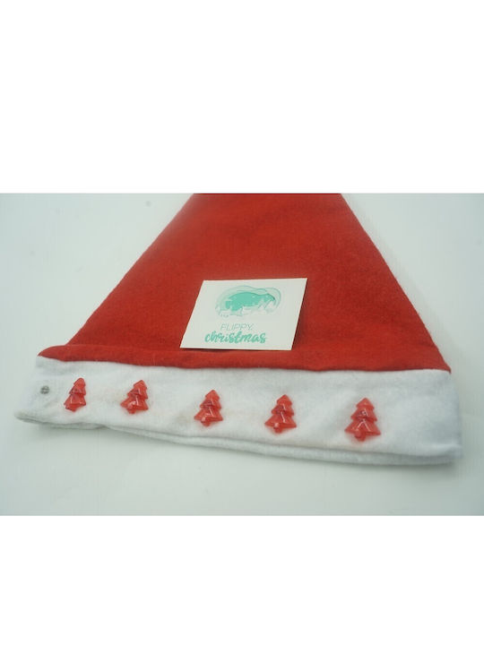 Santa Claus Hat Alista Home Christmas Trees Led Red One Size Polyester