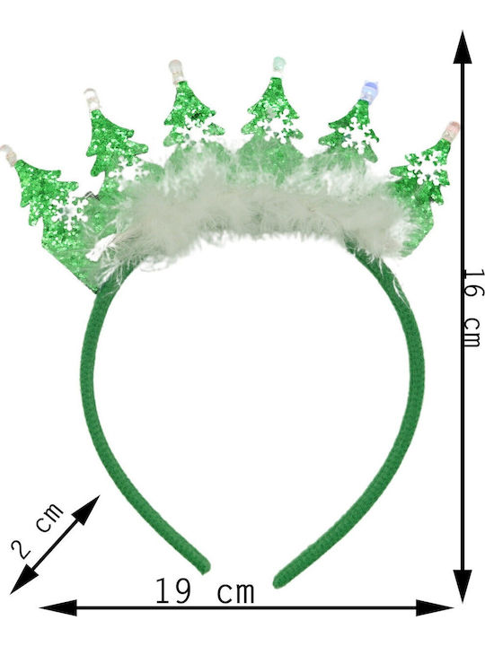 Christmas Headband Wreath Green Color Standard Size Alista Home