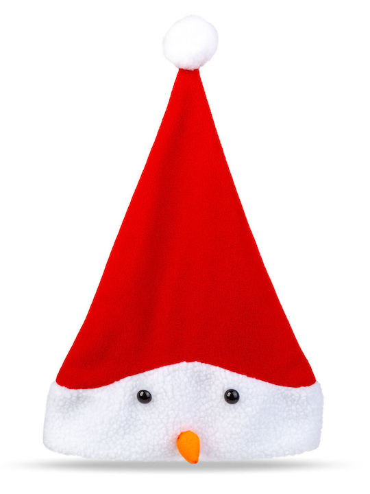 Santa Hat 30x45 Cm Snowman Design Textile Material