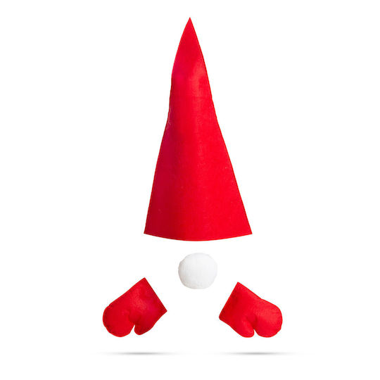 Set De Decorațiuni Elf 60 Cm Thuja Accesorii De Crăciun Din Fetru Pentru Grădină