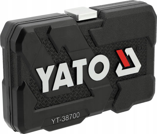 Set Chei 34 Piese 1/4" 3/8" Yato