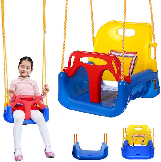 Leagăn Suspendat din Plastic 43x35x38 cm pentru 1.5+ Ani Multicolor