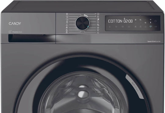 Candy ProWash 500 Waschmaschine 8kg mit Dampftechnologie 1400 Umdrehungen Graues BR 48B6G-S
