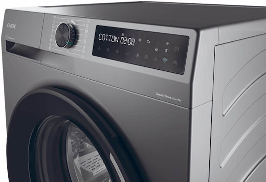 Candy ProWash 500 Waschmaschine 8kg mit Dampftechnologie 1400 Umdrehungen Graues BR 48B6G-S
