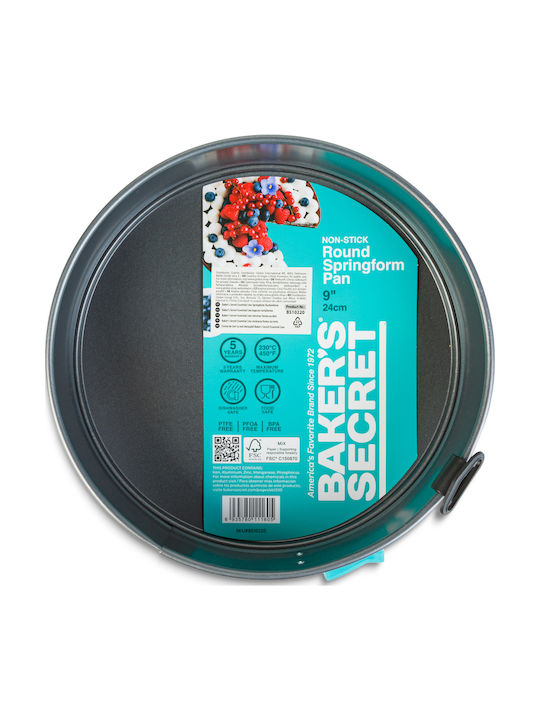 Alista Home Formă Pentru Tort Rotundă Din Silicon Cu Bază Detasabilă 24x7cm