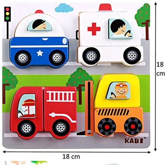 Puzzle Pentru Copii Din Lemn Pegged Pentru Vârsta 1.5+ Ani Alista Home