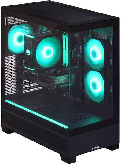 Actina Гейминг Настолен Компютър Ryzen 5-8400F 16GB DDR5 1TB SSD Radeon RX 7600 W11 Home