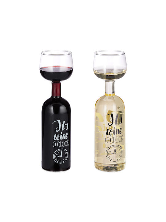 Relaxdays Glasflasche Transparent 750ml