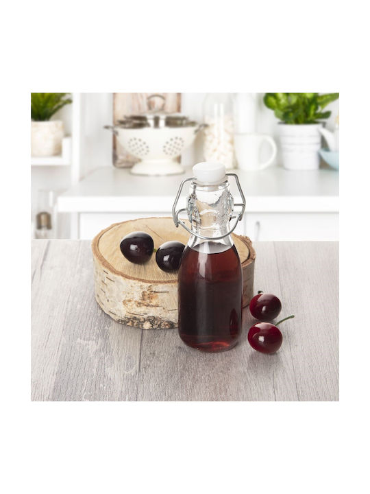 Orion Glass Water Bottle with Transparent Clip 160ml