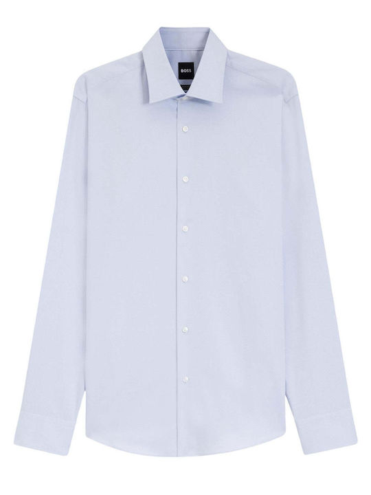 H Joe Long Sleeve Shirt in Regular Fit Light Blue