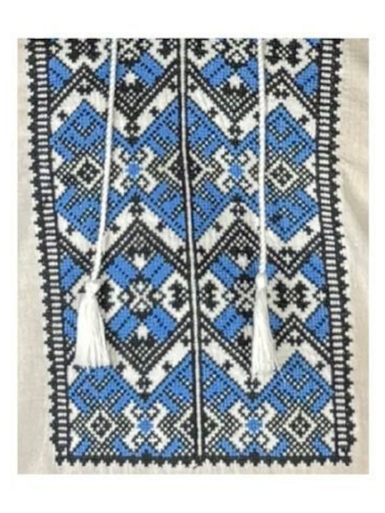 Тениска Бяла/Синя