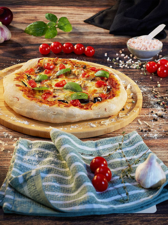 Relaxdays Plăci De Servire Pentru Pizza Din Lemn 32x32cm 4 Bucăți