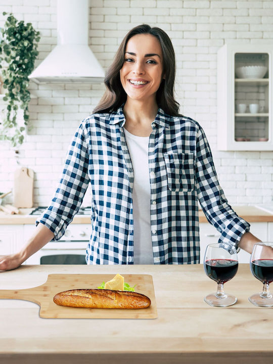 Relaxdays Plăci De Servire Pentru Pizza Din Lemn 38 Cm