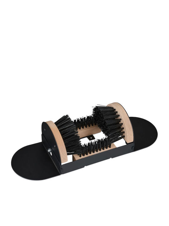 Perie Curățare Încălțăminte Relaxdays Neagră 11.5x23x15cm 3 Fețe Curățare