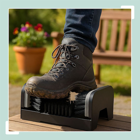 Perie Curățare Încălțăminte Relaxdays Negru Gri 10.5x23x15.5cm 1.1kg