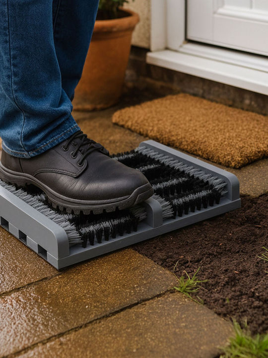 Shoe Scraper Relaxdays Gray Black 5.5x36x26cm 1.1kg