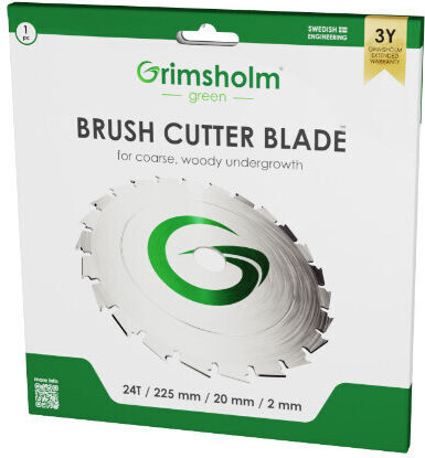 Δισκος Θαμνοκοπτικου Grimsholm 24t 2mm 225mm 20mm