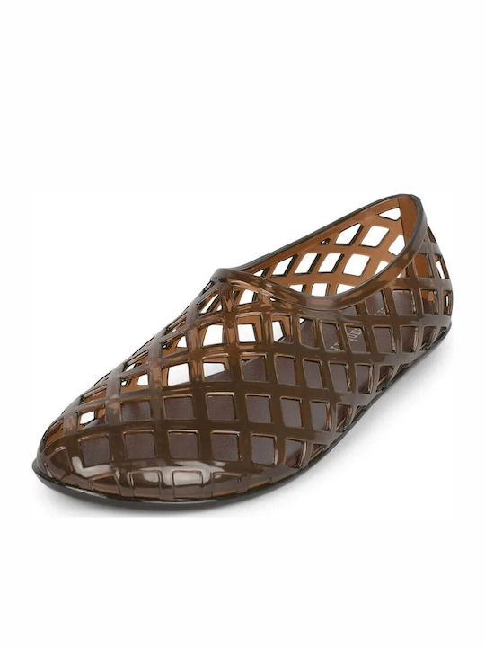 Jeffrey Campbell Damen Flats Ballerinas Jellz Braune Jeffrey Campbell Damen Flats Ballerinas Jellz Braune