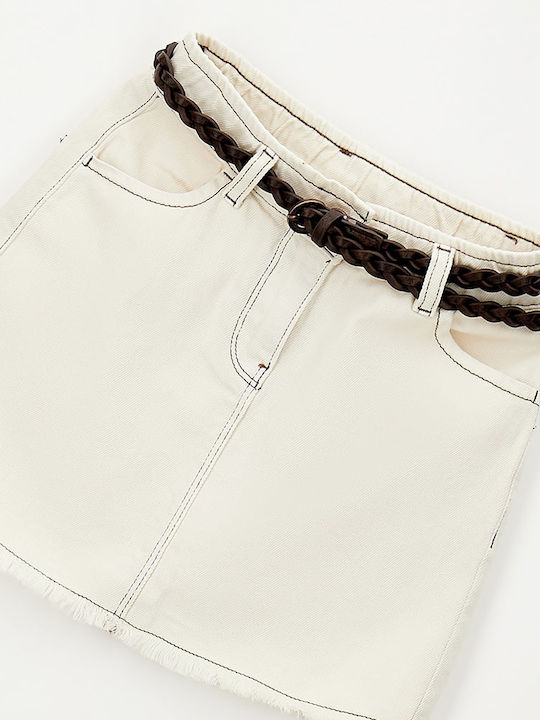 Kids Fabric Shorts/Bermuda Milk