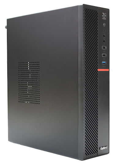 OptimX T5 SFF + Monitor Curbat 32" + Kit Tastatură și Mouse USB Refurbished Grad A (Core i5-9500T/16GB/512GB SSD/W11 Pro) Vopsit