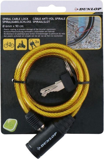 Dunlop Fahrradschloss 0.6x90 Cm 2082585 Gelbe