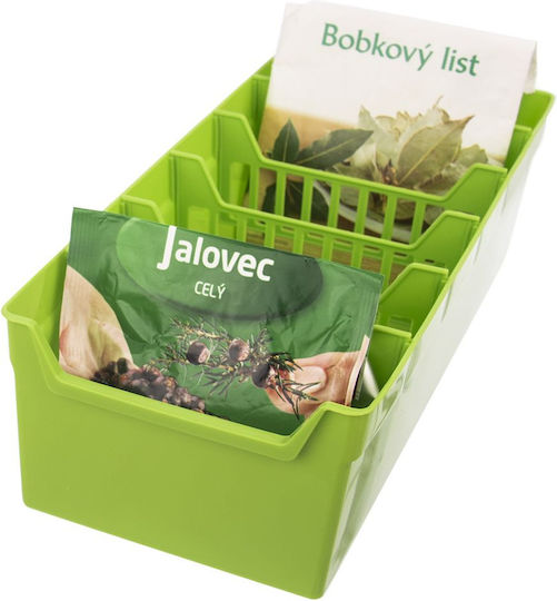 Vilde Plastic Spice Organizers Grey 2 Pieces