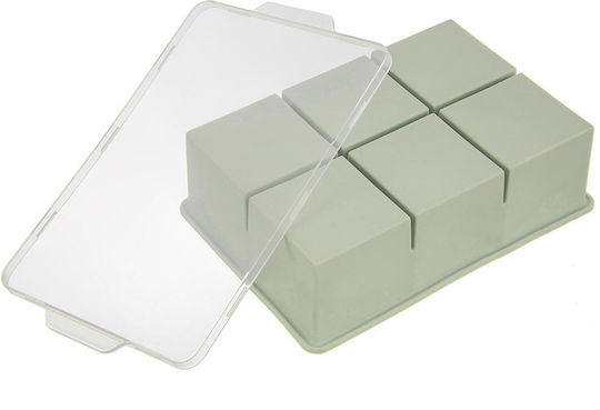Orion Formă Pentru Cuburi De Gheață Din Silicon Cu Capac Verde