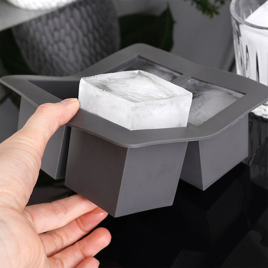 Excellent Houseware Παγοθήκη Κύβος από Σιλικόνη 3τμχ