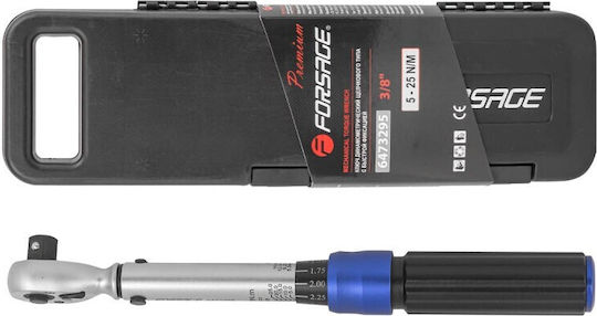 Cheie Dinamometrică Dublă 3/8'' Blocare 5-25nm
