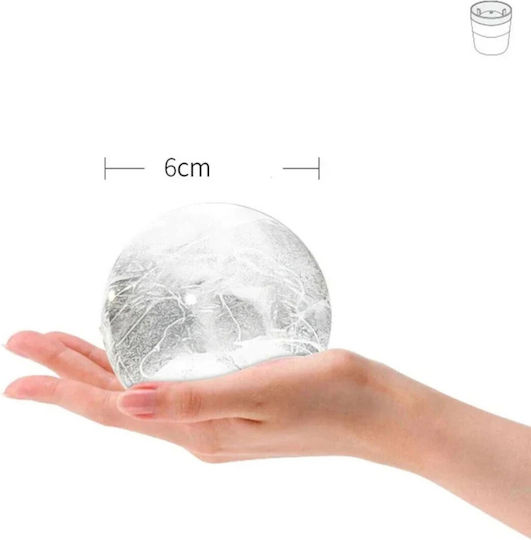 Alista Home Formă Pentru Cuburi De Gheață Rotundă Din Silicon Roz 165273
